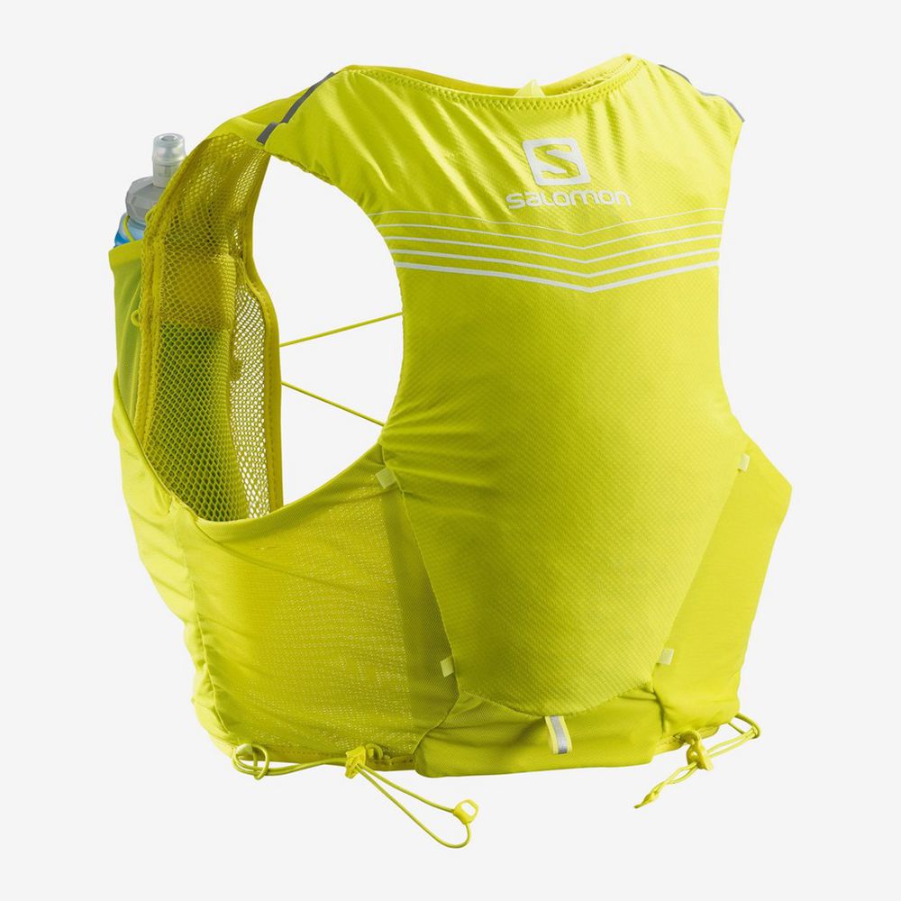 Salomon ADV SKIN 5 SET HYDRATION PACK Mochila Trail Running Mujer - Verde - Colombia (24639-JPFC)